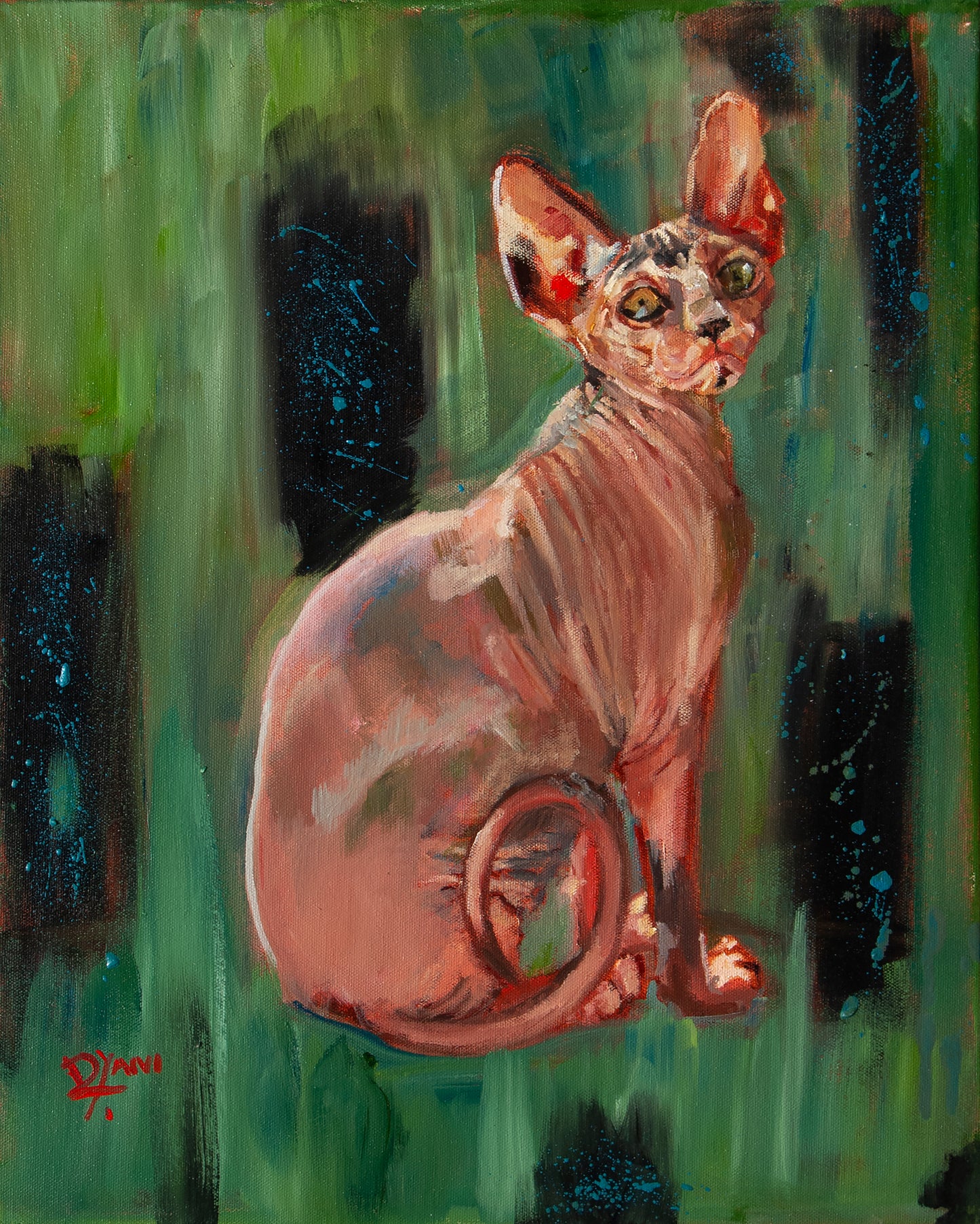Bald Cat George
